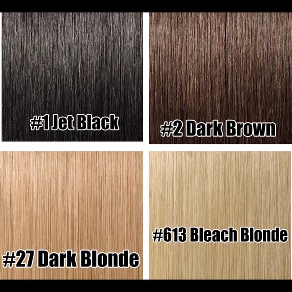 Dark Brown 100% Remy Human Hair Halo Extensions main image 6